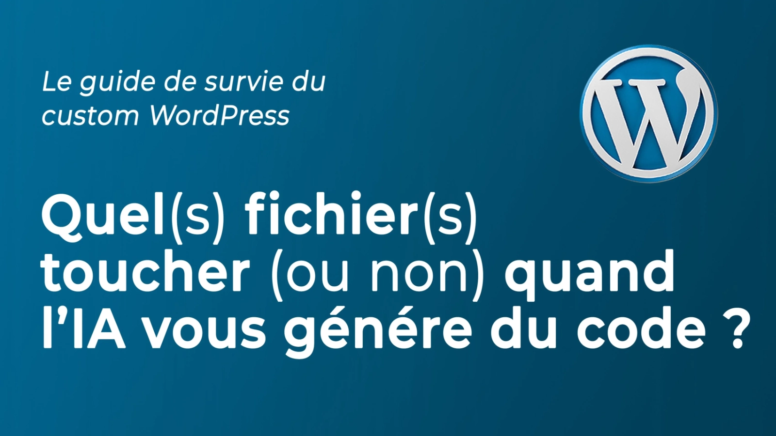 Où coller votre code IA ?